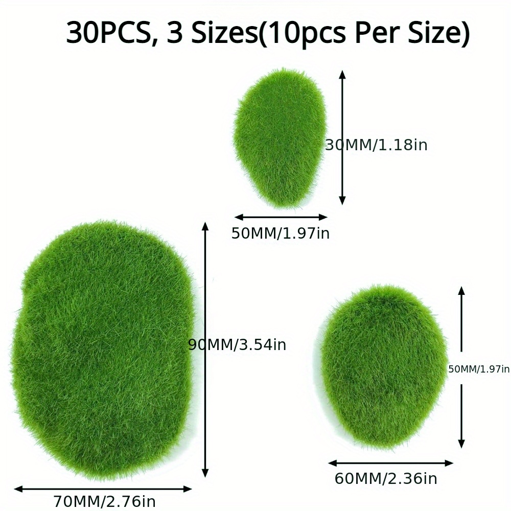 Forest Green Artificial Moss - Perfect For Fairy Gardens, Terrariums &  Crafts! Green Orchid Sphagnum Moss, Long Fibered Dried Moss For Succulents  Garden Flowers Pot And Reptiles