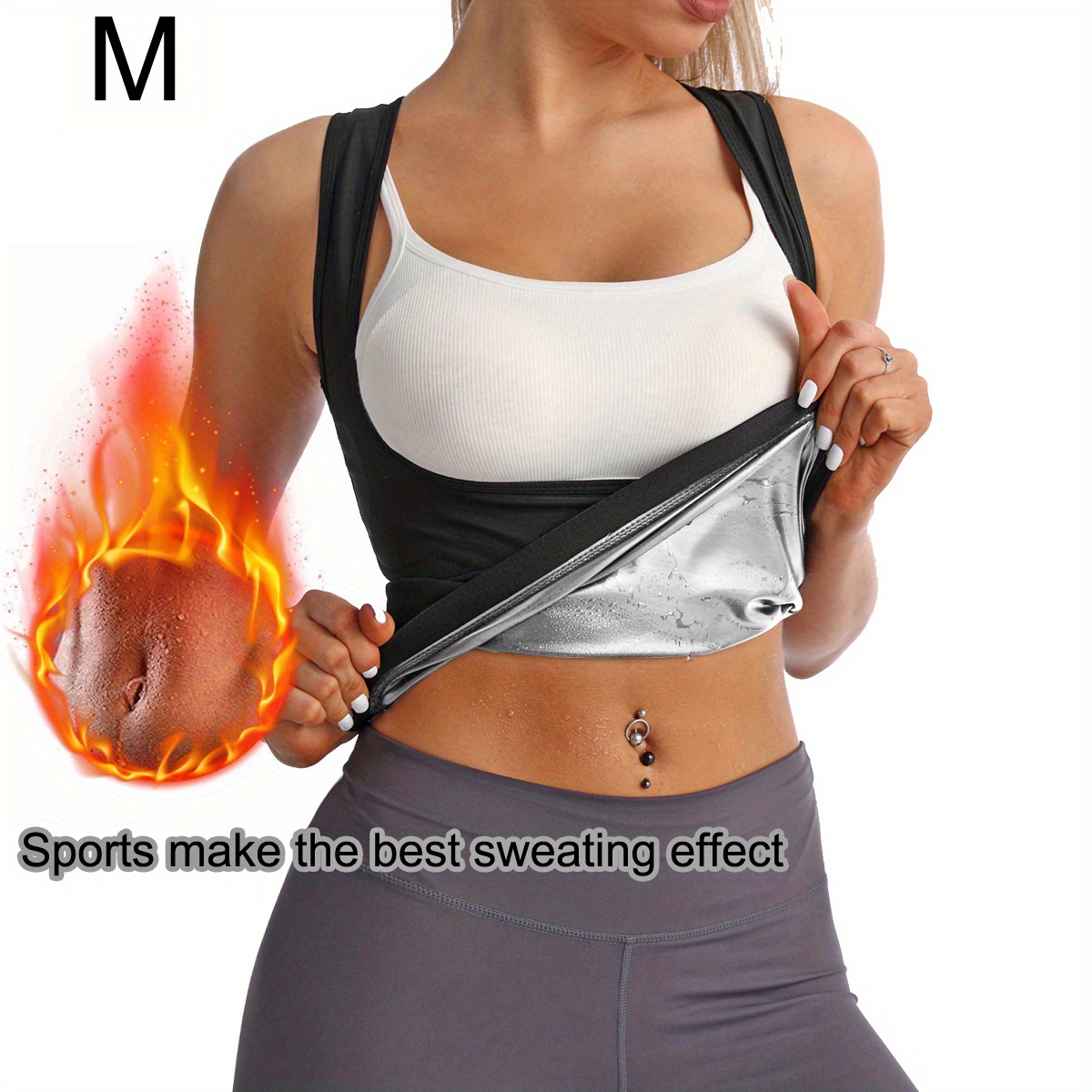 Sauna Suit Women Waist Trainer Workout Sweatband Waist Temu