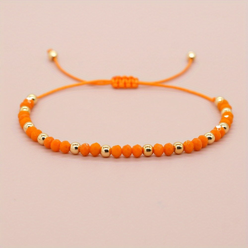 Orange String Bracelet