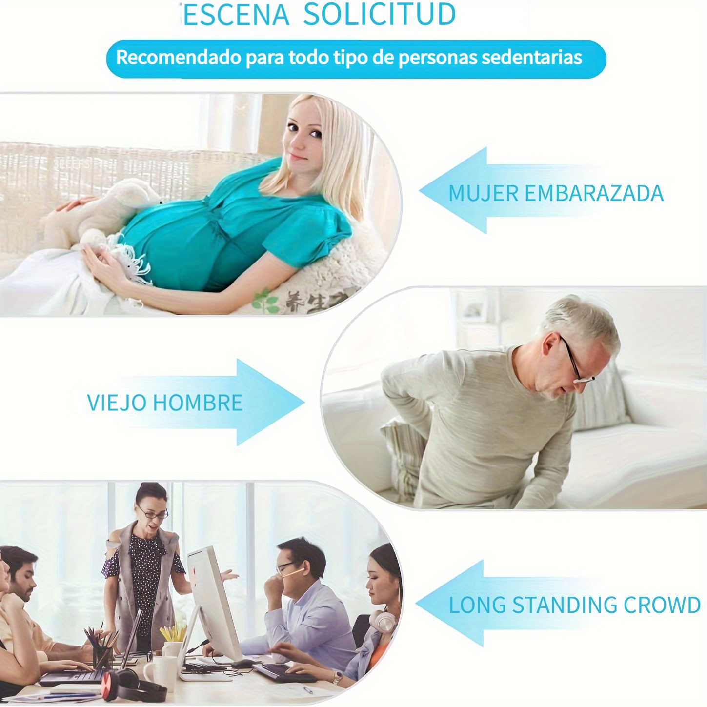 Flowen Almohada Piernas Dormir de Lado Cojin Rodillas y Lumbar Ortopedico  Reposapiernas en Espuma Viscoelástica Alivia Dolor de Espalda Soporte  Tobillo y Posicionadora Cadera Funda Bambú Antiácaros : : Hogar y  cocina