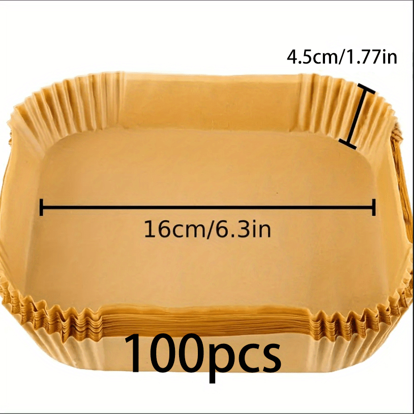 Stock Preferred Air Fryer Non-stick Disposable Paper Liner 100 Pcs