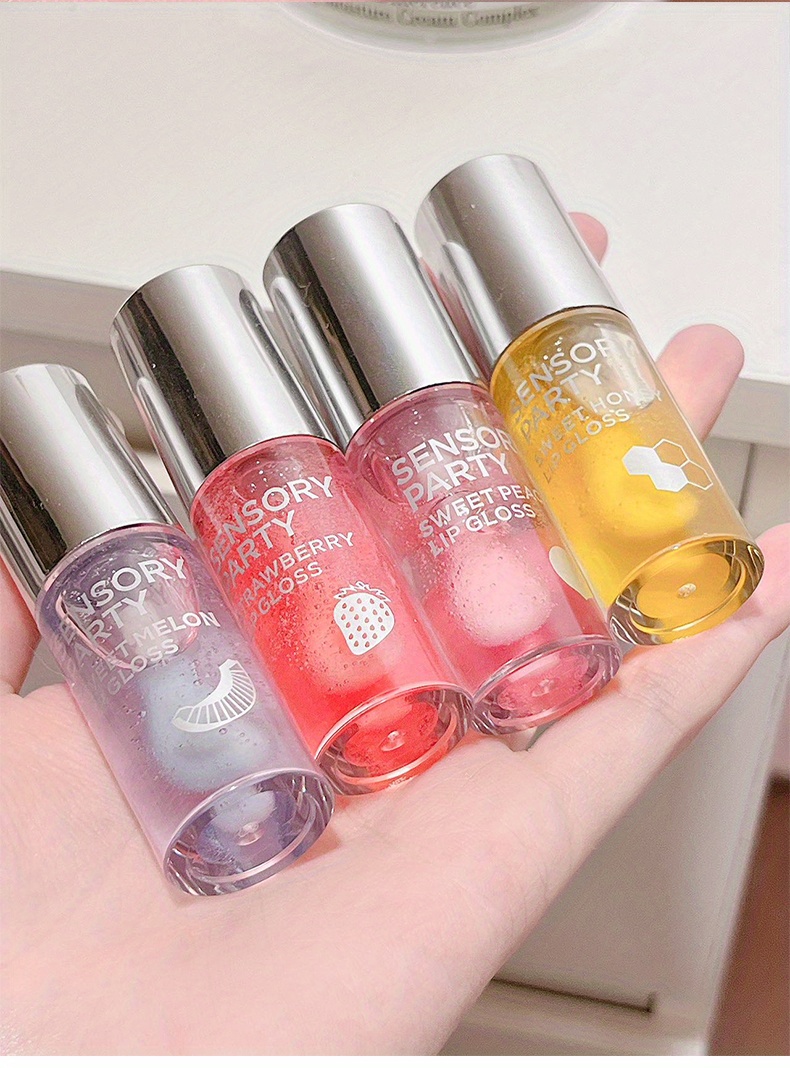 Lip Oil Watery Crystal Clear Jelly Lip Oil Lip Balm Fruit Temu United