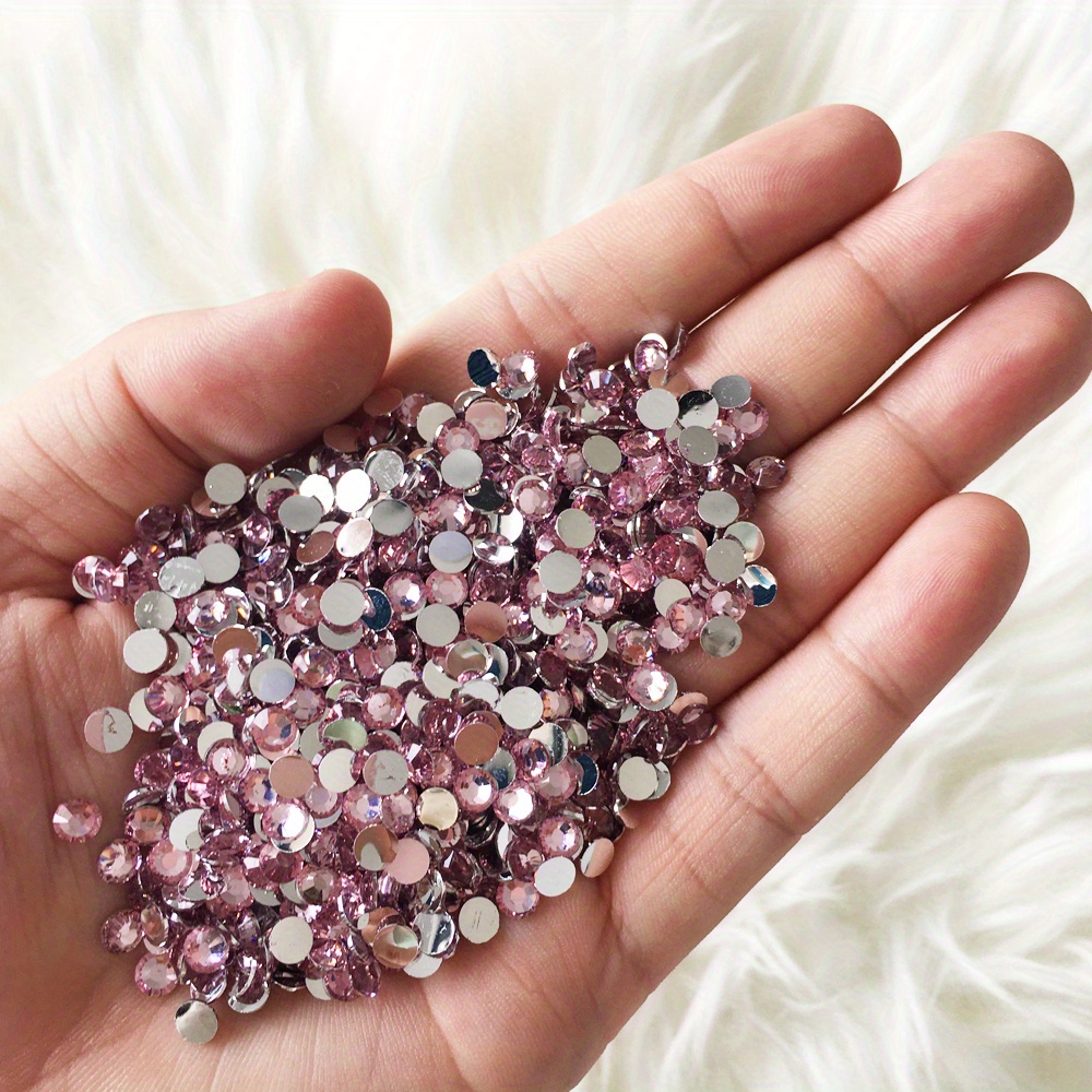 1500pcs 4/5mm Light Rose Sparkling Resin Loose Rhinestones For Tumbler,  Shoes, Clothing, Home Decor Accessories, For Jewelry Making, Wedding  Decoratio