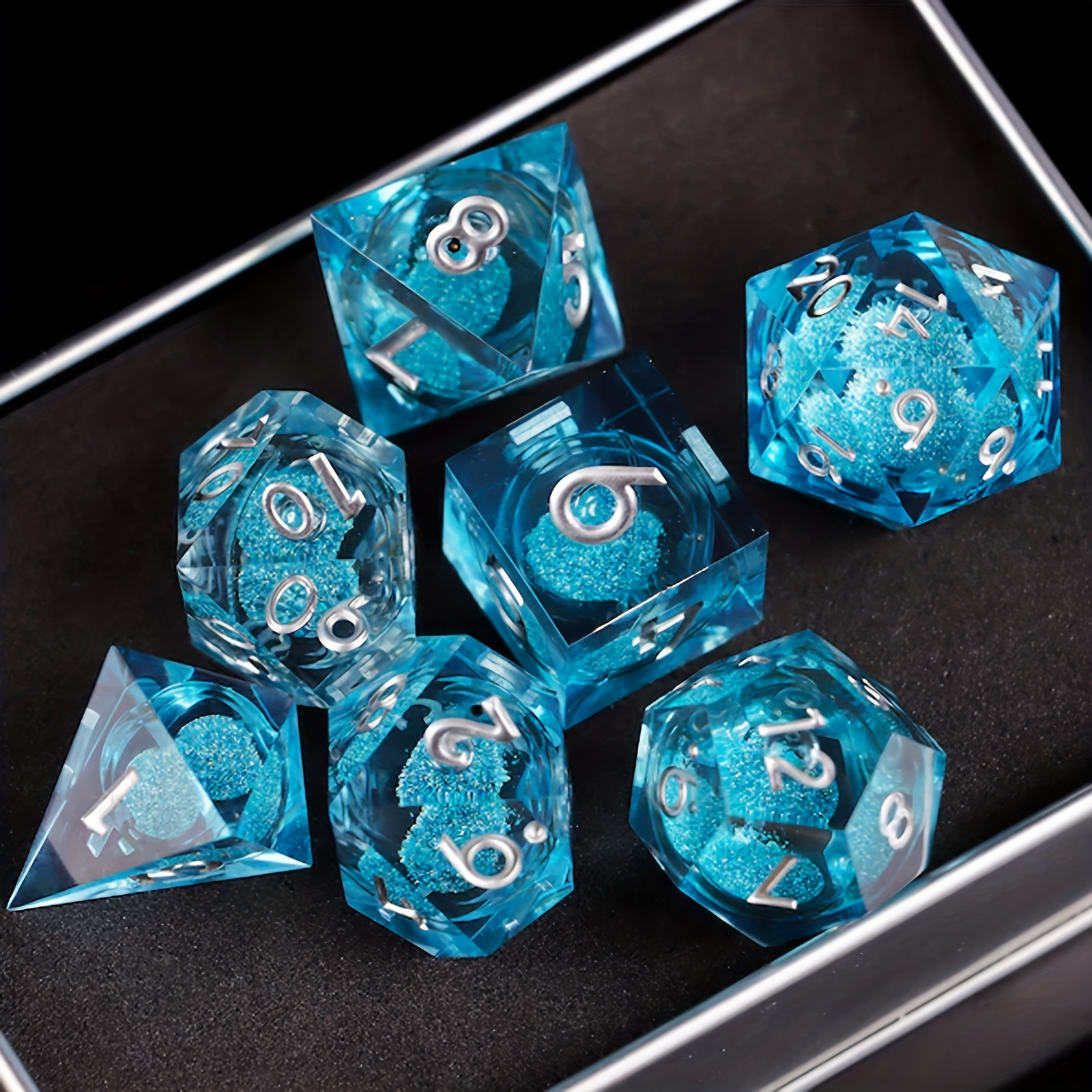 Dragon's Eye Dice Set Resin Dice Flowable Liquid Dragon's - Temu Denmark