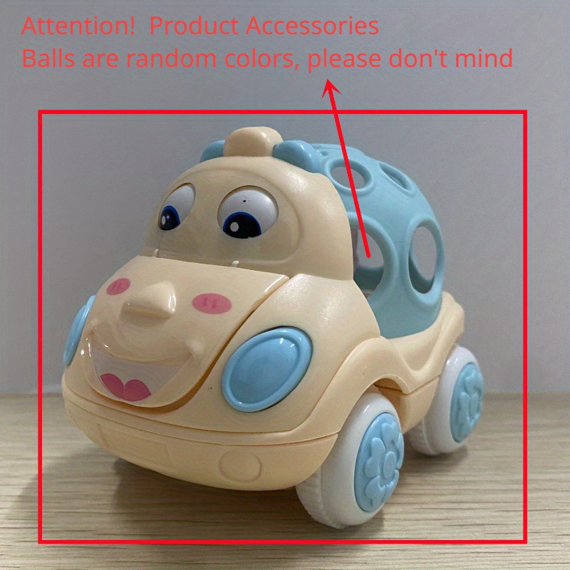 Baby Toy Cars, Car Toys For Babies Infant Toddler Girls, Gifts For Toddlers  Push And Go Trucks,toys Car With Soft Rattles, Rattle And Roll Wind Up Cars  For Infants (random Color) 