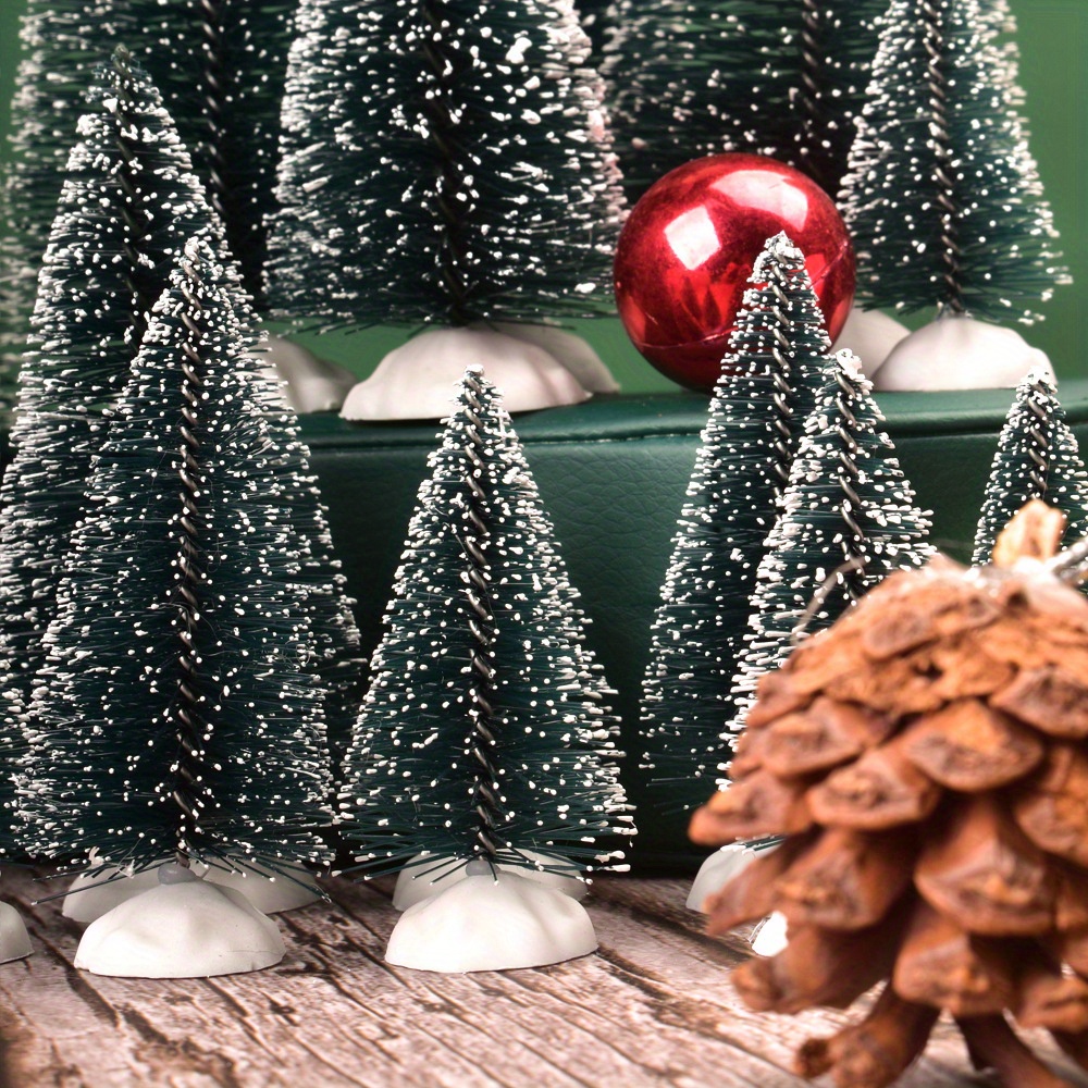 Desktop Christmas Tree Ornaments Decoration Snowflake - Temu