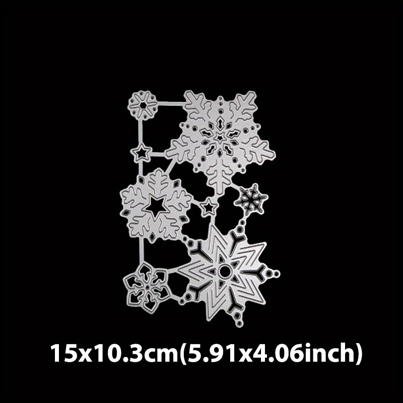 Snowflake Shape Die Cuts For Card Making Clearance Christmas - Temu
