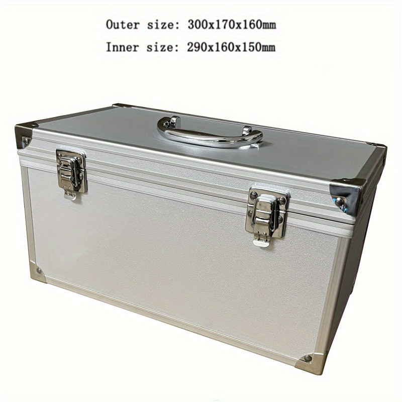 Caja de Herramientas pequeña, Mini caja de herramientas de aleación de  aluminio, caja de almacenamiento portátil, caja de instrumentos de  precisión, Maleta resistente a impactos con esponja - AliExpress