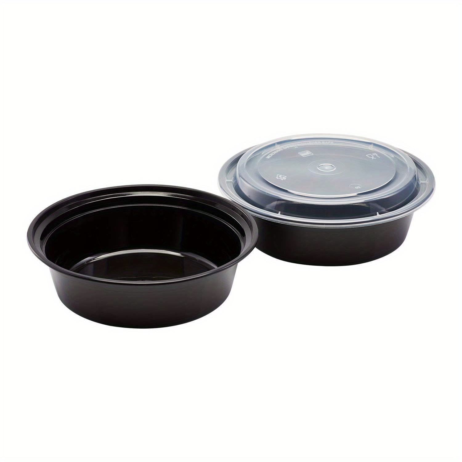 What is Disposable Round Plastic Takeaway Microwave Safe Salad