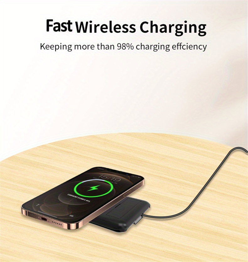 7 Device Charging Station: Wireless, USB, Power Bank