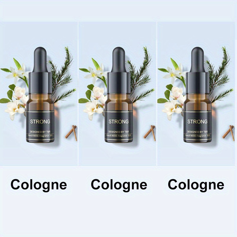 3pcs Car Air Freshener Perfume Specific Essential Oil Three Fragrances  Floral Ocean Cologne Car Supplies
