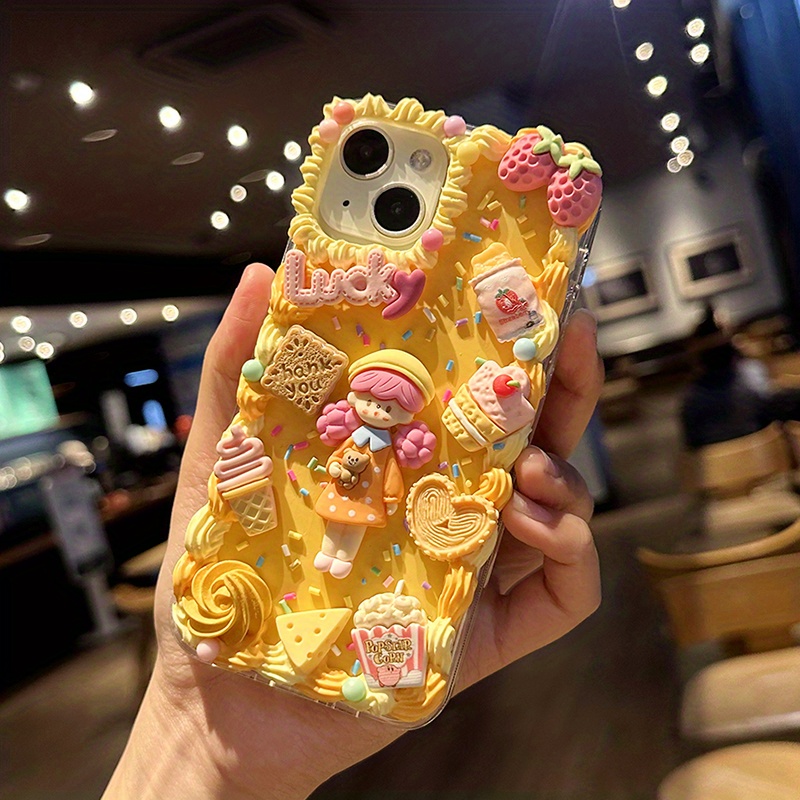 Decoden Phone Case DIY Kit Kawaii Baby Cookies Ice Cream 