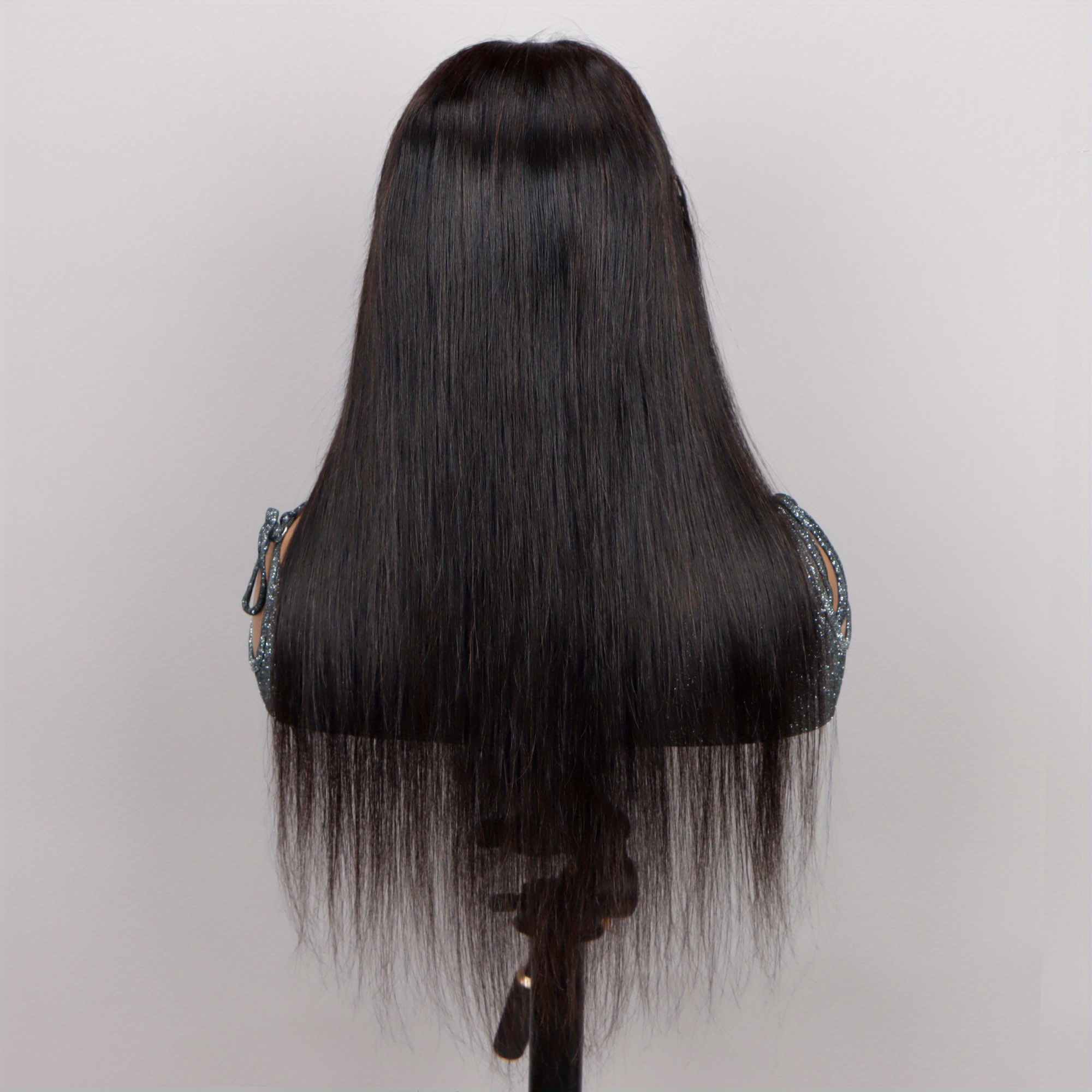 150% Density Long Straight 4x4 Lace Front Wigs Glueless - Temu