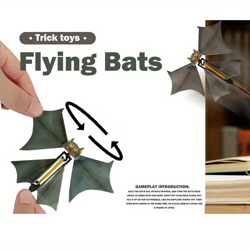Halloween Flying Bats Educational Magic Props Novelty Magic Temu