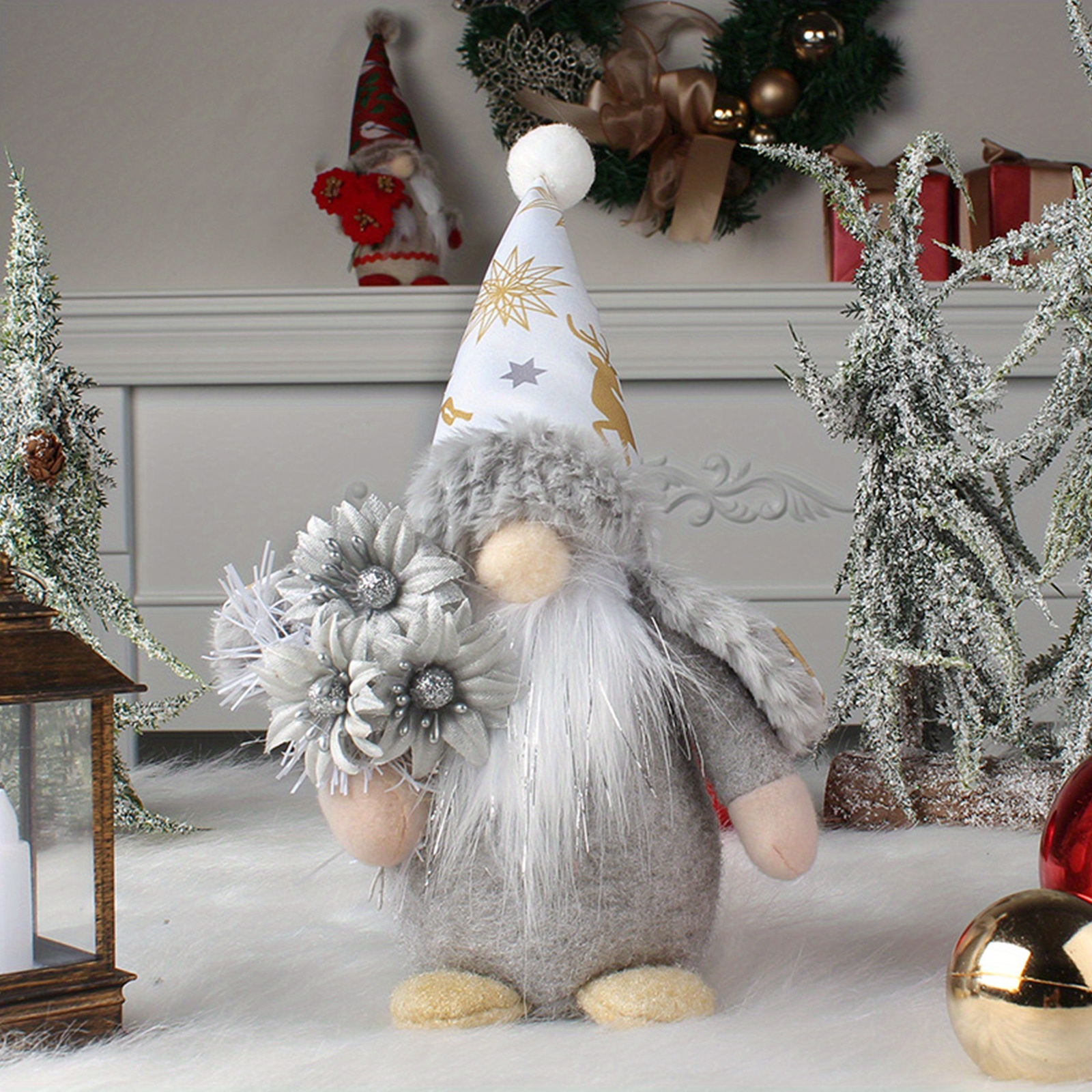 Gnome Christmas Decorations Gnomes Handmade Christmas Dress - Temu