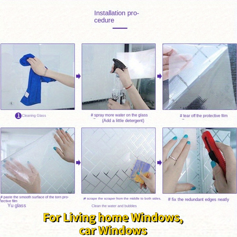 Breite 50cm Wärme UV Block Professionelle Fenster Tönung Auto Auto  UV-Schutz Glas Aufkleber Sonnenschutz Fensterfolie