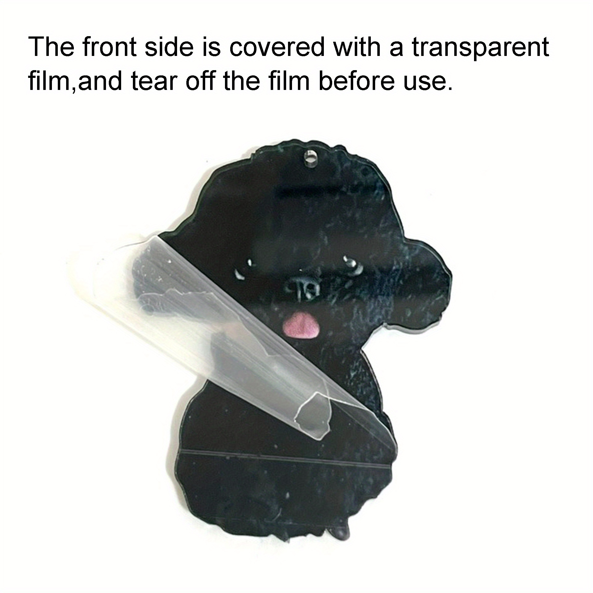 2d Unique Puppy Acrylic Car Rearview Mirror - Temu Australia