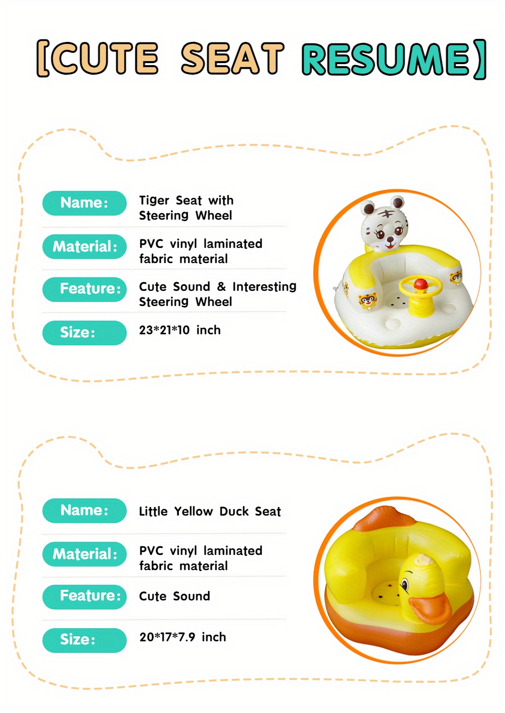 children inflatable seat animal   seat increases childrens curiosity and   thanksgiving children dining chair toddler tiger chair for sitting up duck children chair kid shower chair floor seater christmas gift details 1