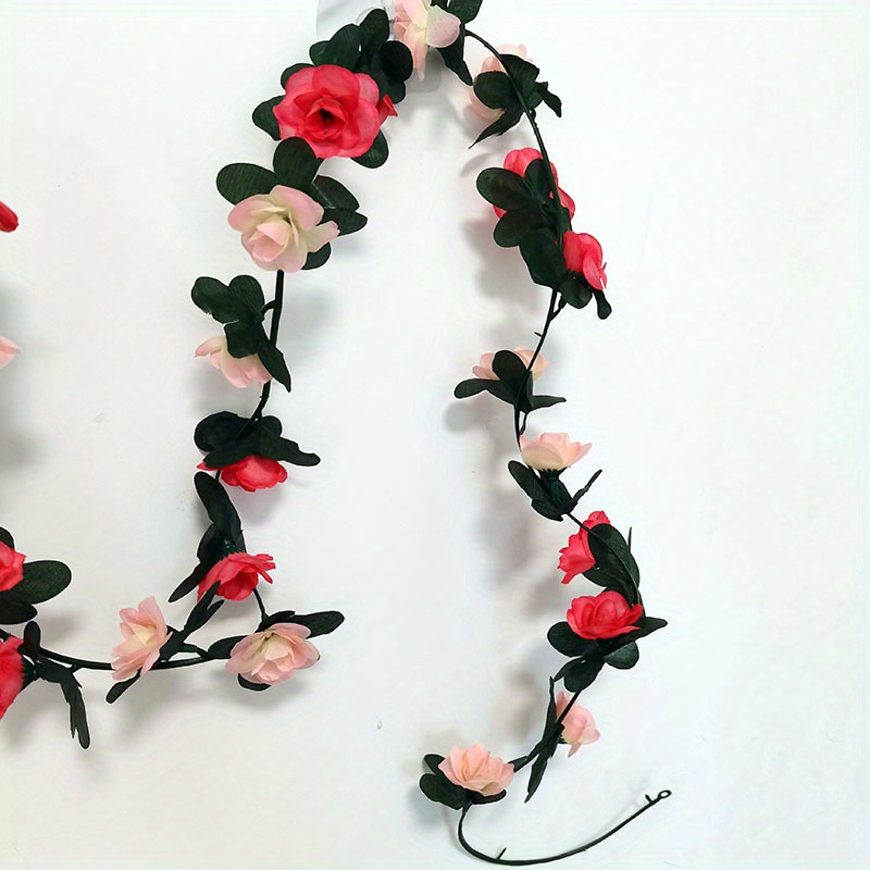 Artificial Flowers Vines For Bedroom Decor Rose Flower Temu New Zealand