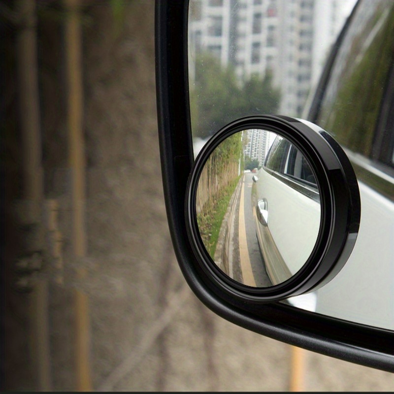 2 Pièces Rétroviseur De Voiture Miroir Rond Haute Définition - Temu France