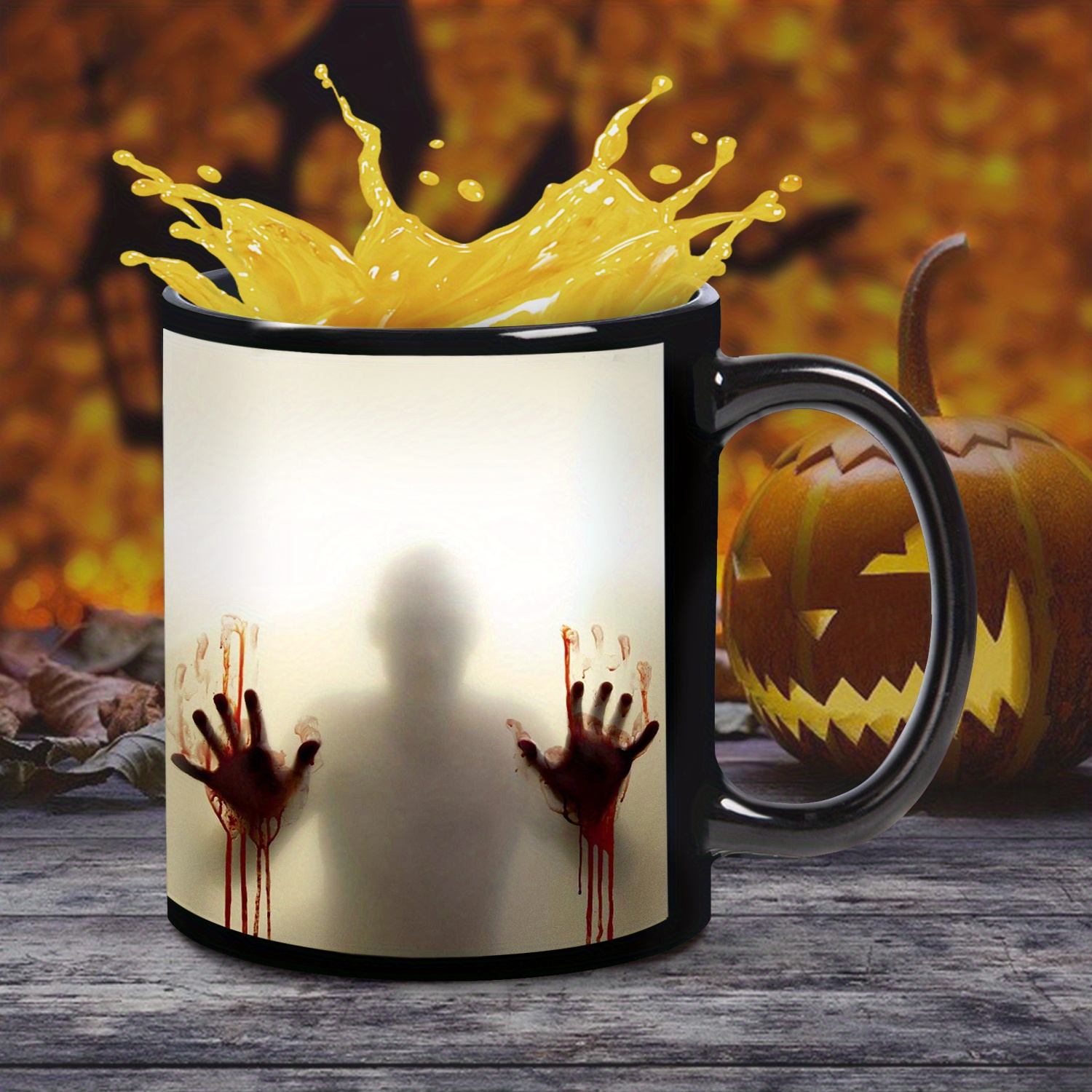 Halloween Ceramic Coffee Cup, Horror Coffee Mug Gift For Men Women