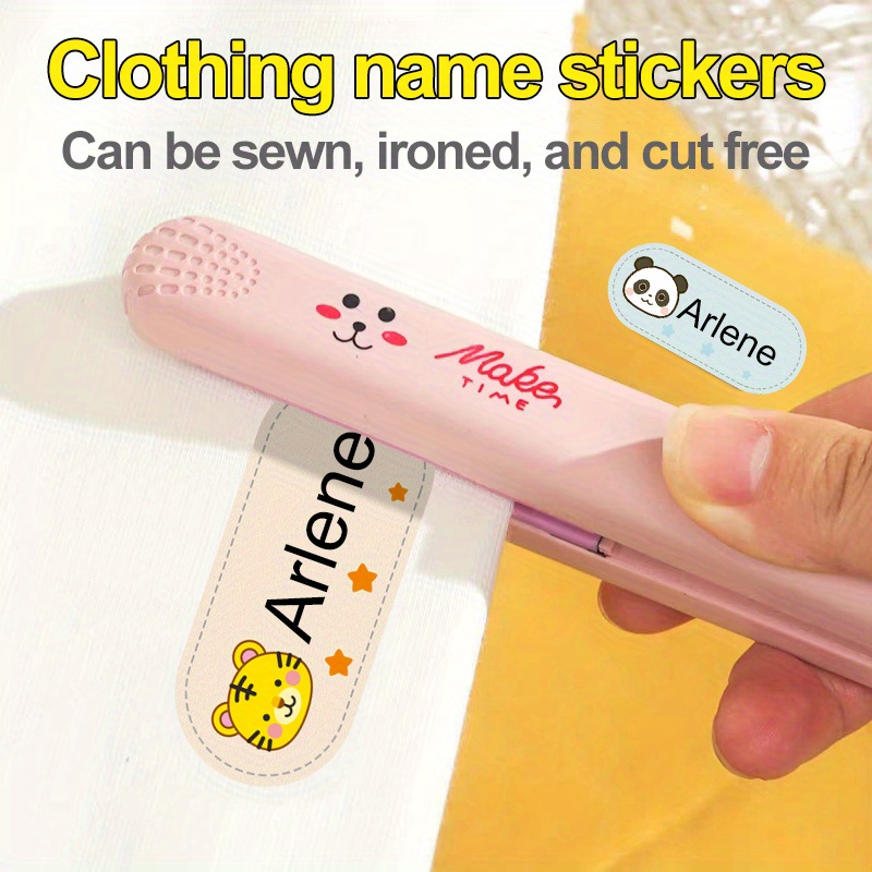 Personalized Customized Clothing Name Stickers Can Be Ironed - Temu