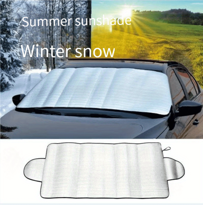 Couverture de vitre avant de voiture, pare-soleil automatique, pare-brise,  pare-poussière, anti-neige, anti