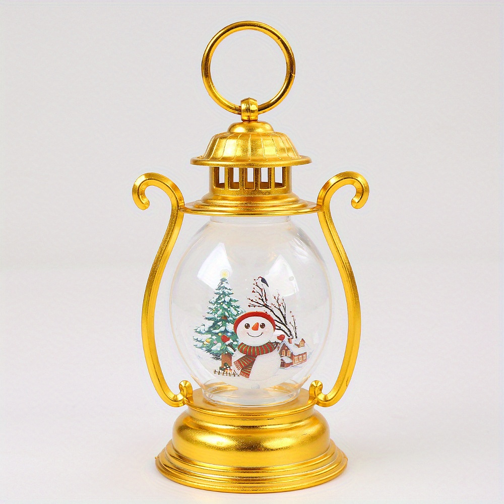 Christmas Mini Lantern Decorative Lights, Vintage Hanging Led