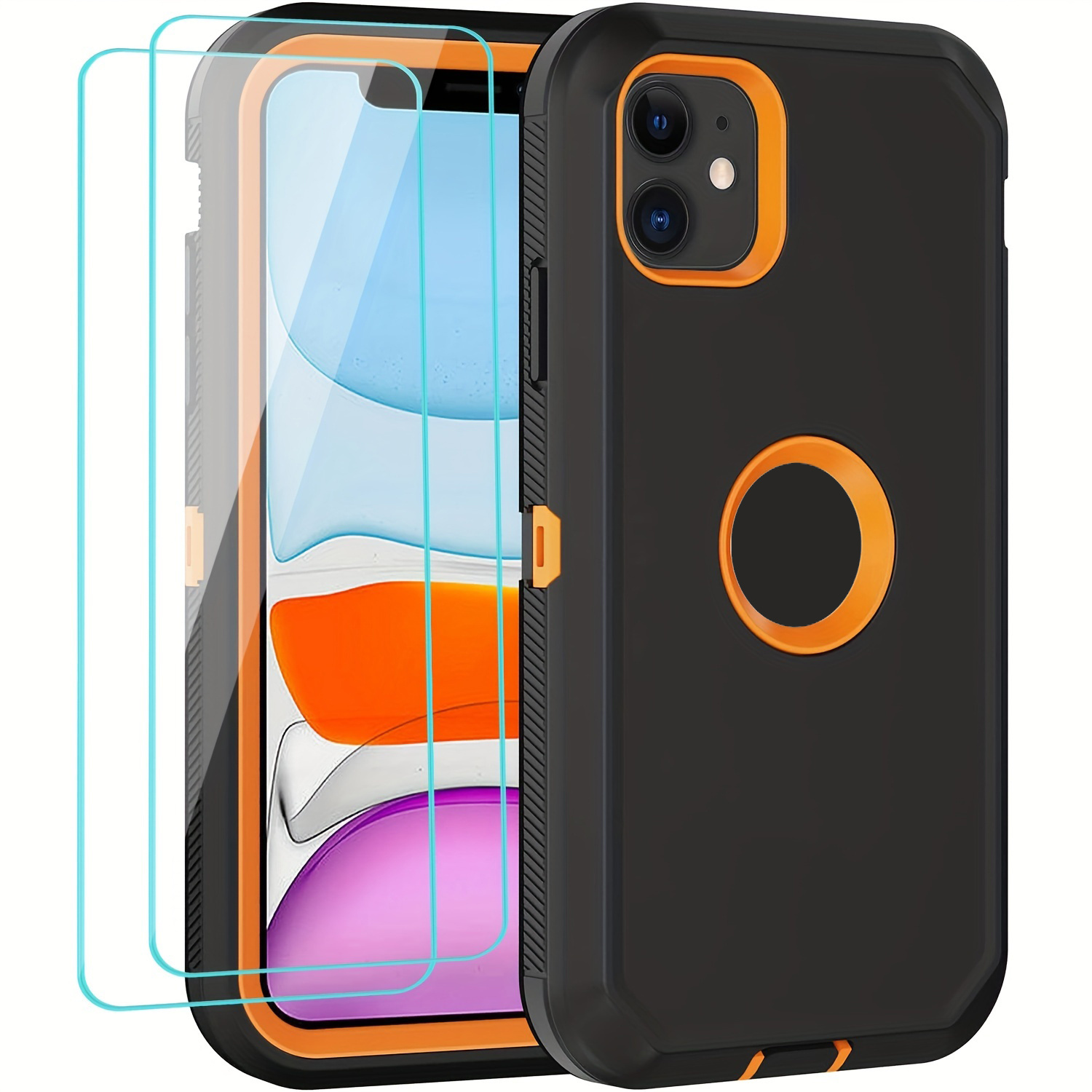 Screen protectors and cases, iPhone 11