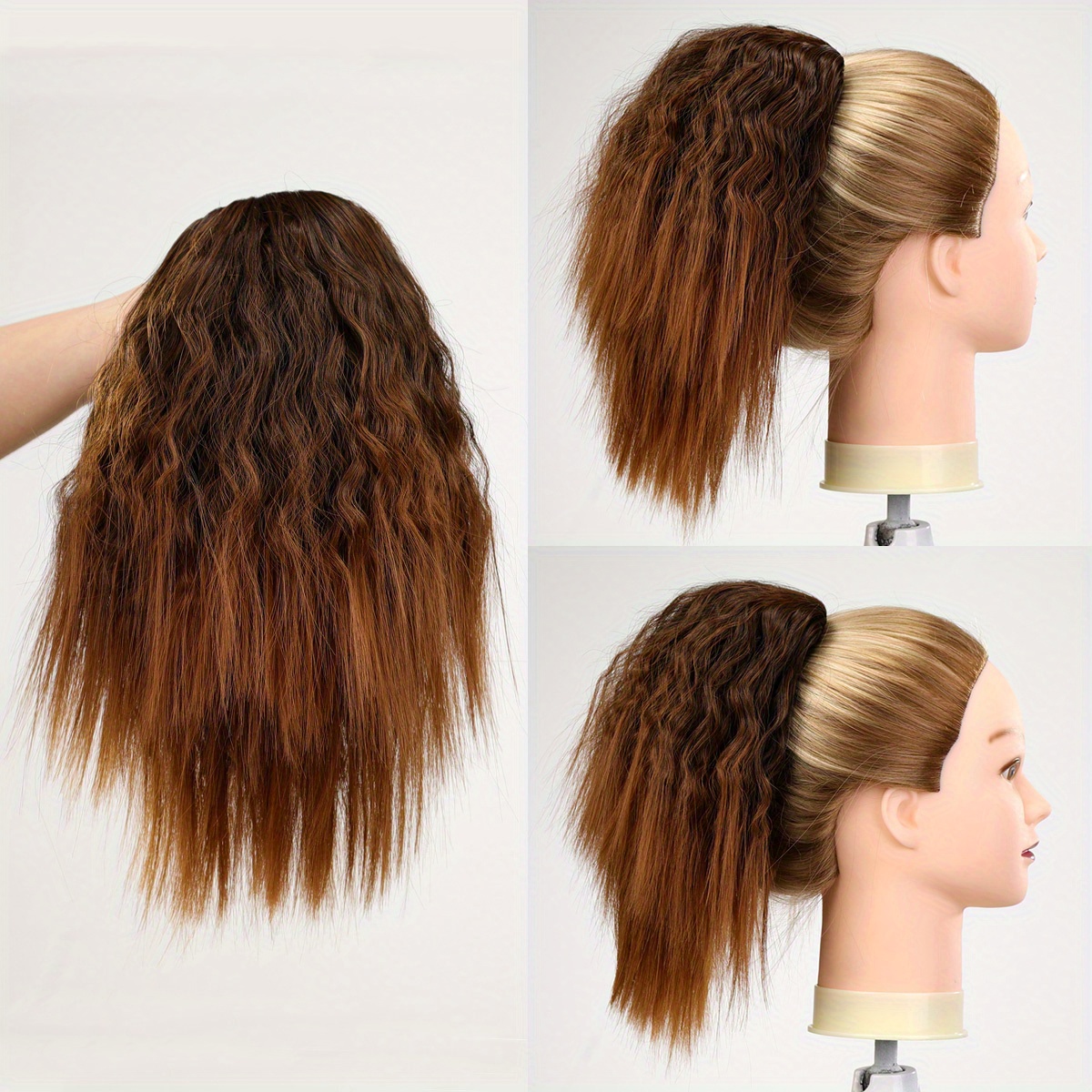 Short Kinky Curly Ponytail Extensions