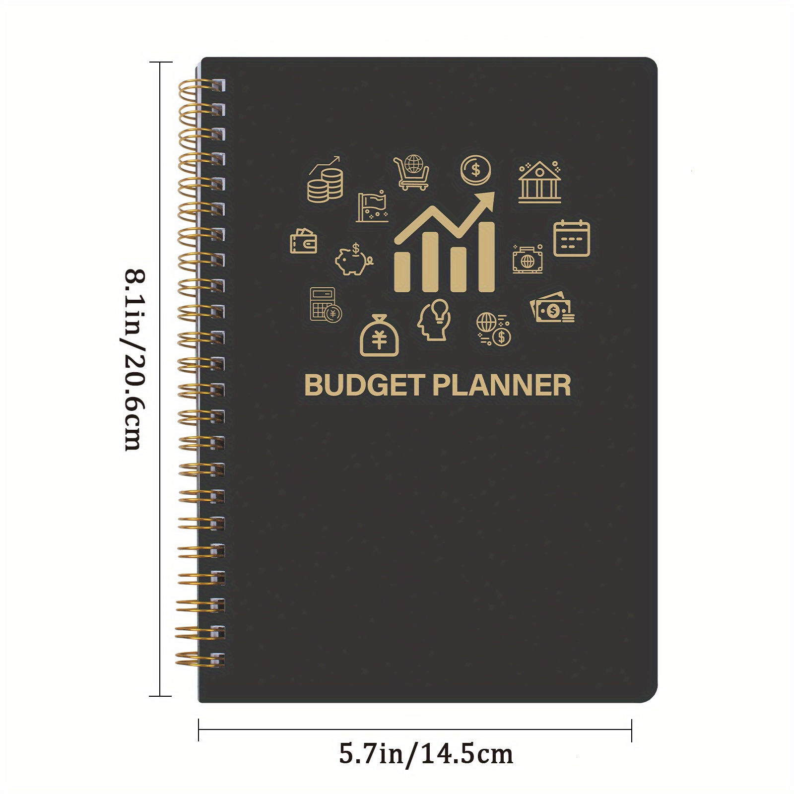 BUBU Budget Planner - Agenda Finanziaria Mensile Con Taccuino Con  Tracciatore Delle Spese Per Gestire I Tuoi Soldi In Modo Efficace, Agenda