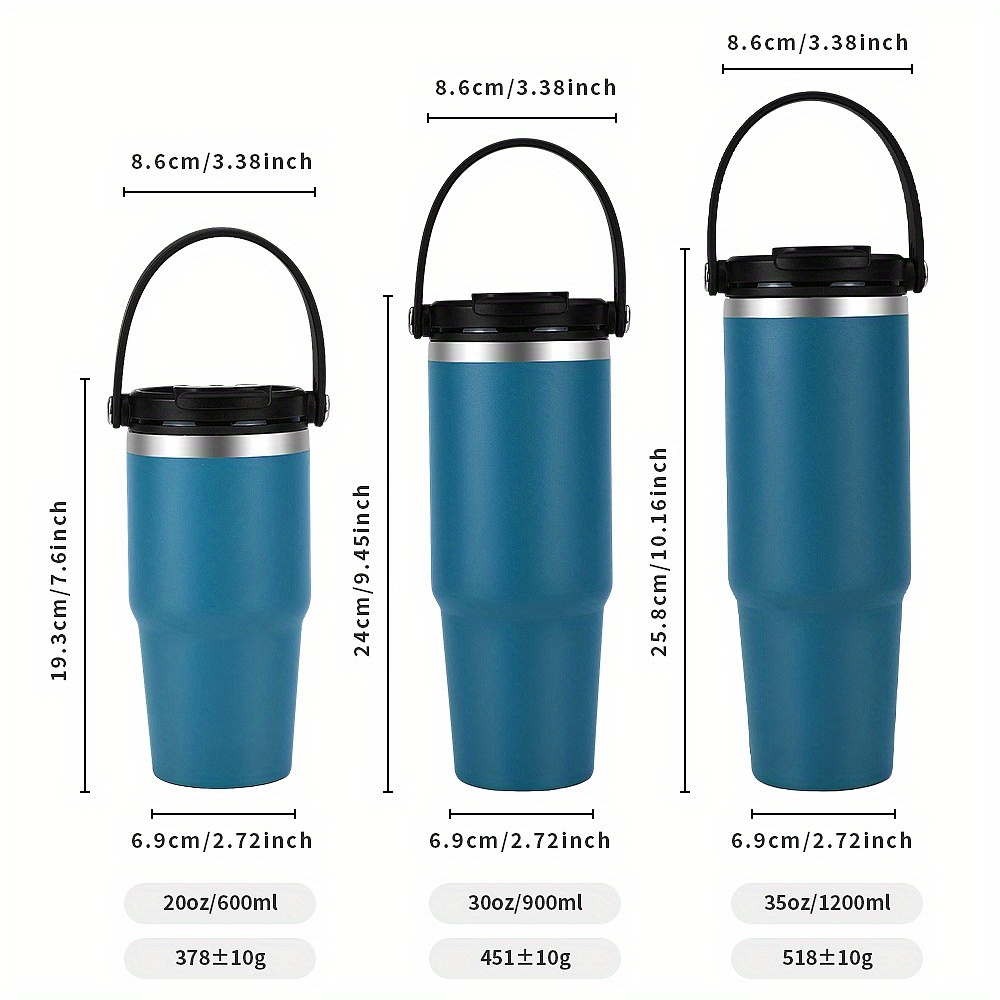 Watersy Insulated Water Bottles With Handle Stainless Steel - Temu