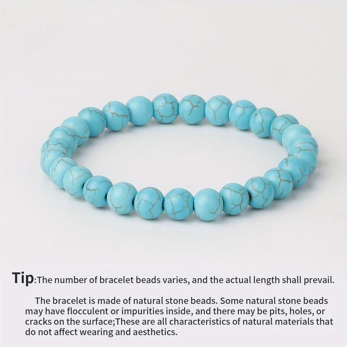 Natural Gemstone Beaded Bracelets Rose Quartz Stone Bracelet - Temu