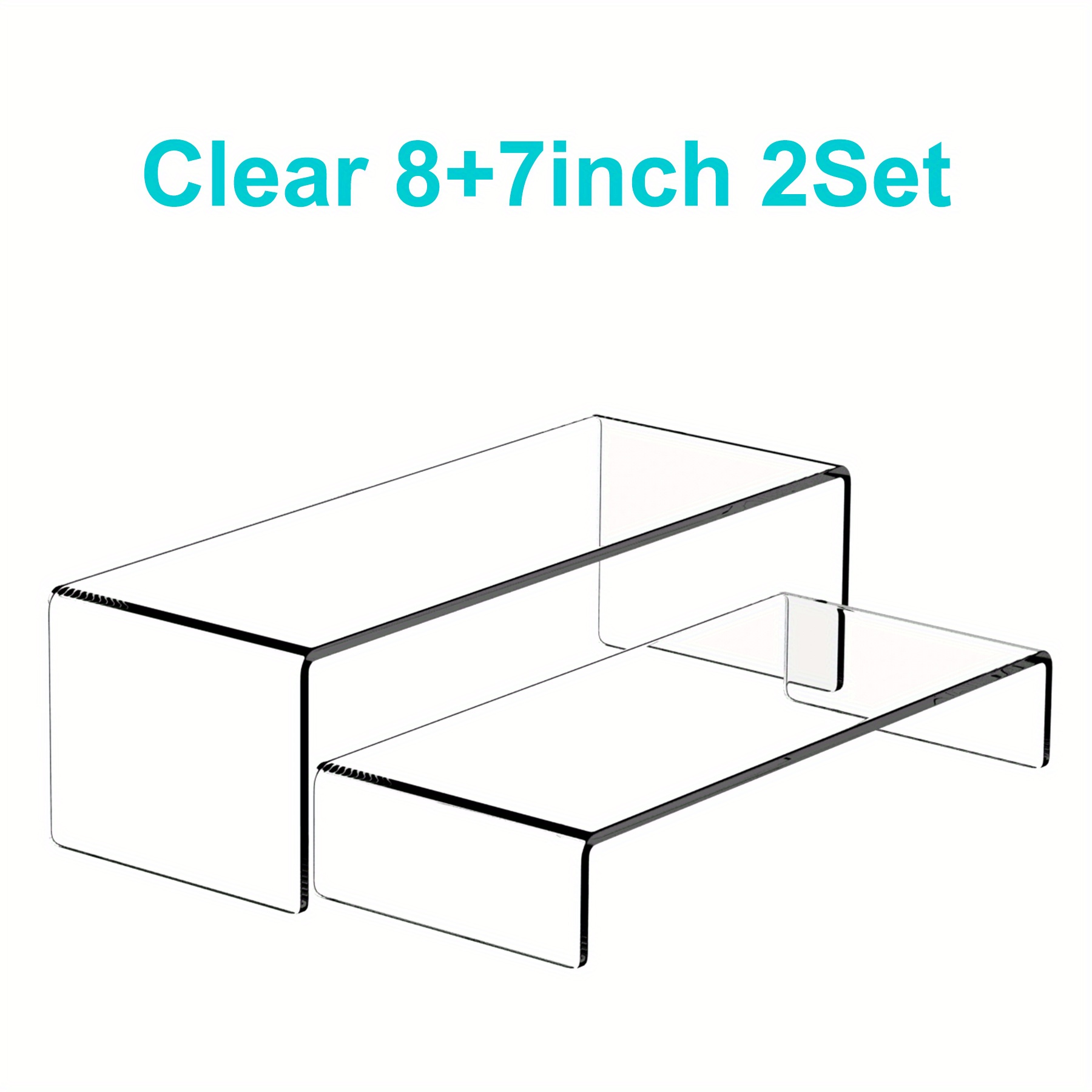 1/2 Set Alzate Espositori In Acrilico Supporto Prodotti - Temu Switzerland