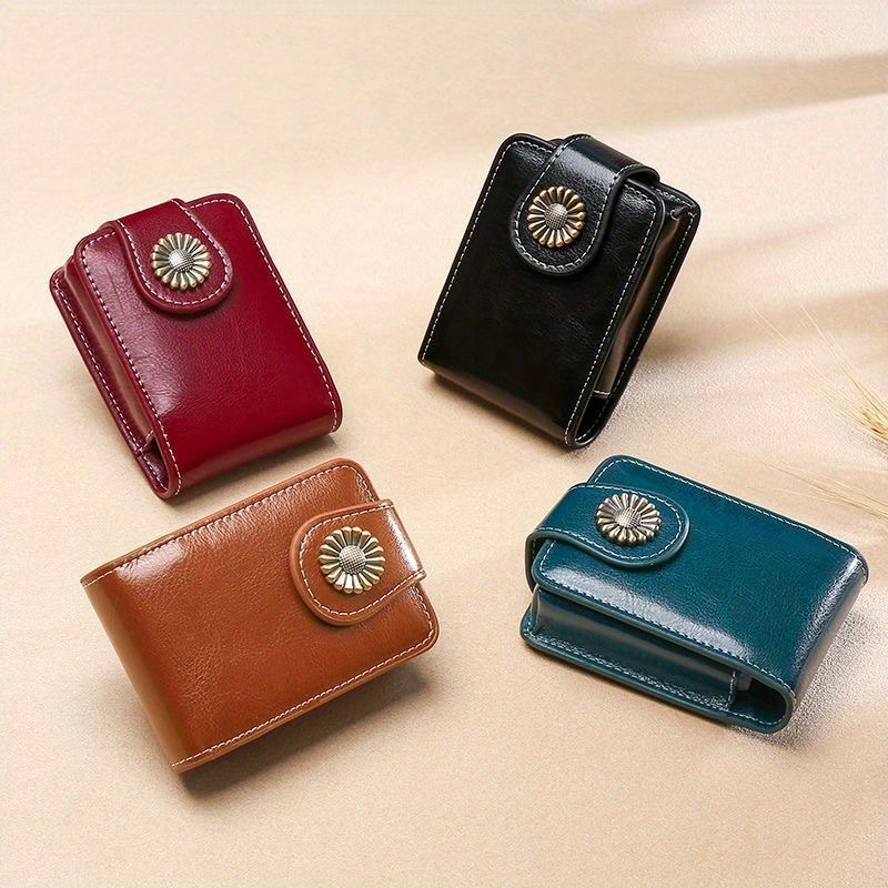 Lipstick Bag Genuine Leather Makeup Case Mini Storage Purse