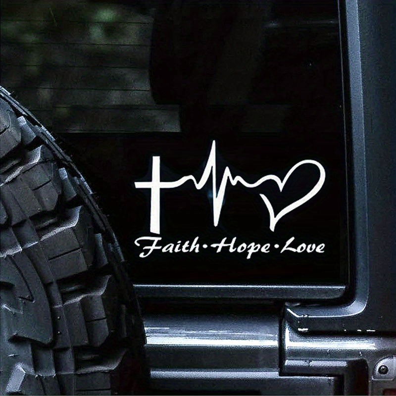 Faith Hope Love Sticker