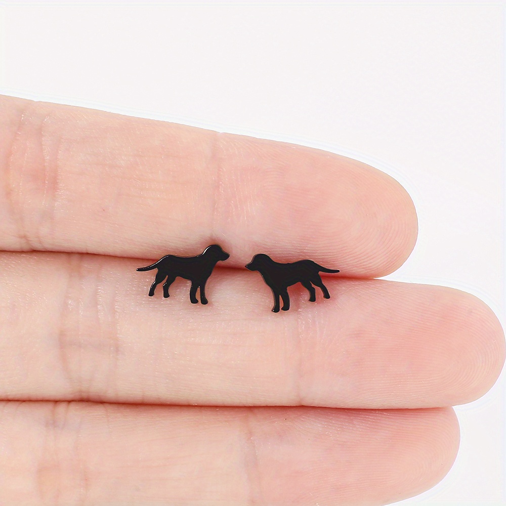 316l Fashion 316l 316l 316l 316l Stainless Shape Stud Earrings Easy Mini Earrings European And American Cross-border Additions