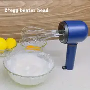 1pc cordless electric double mixer bar double egg beater head 4 churning bar whisk for whipping and mixing cookie brownies dough batter with electric hand mixer details 6