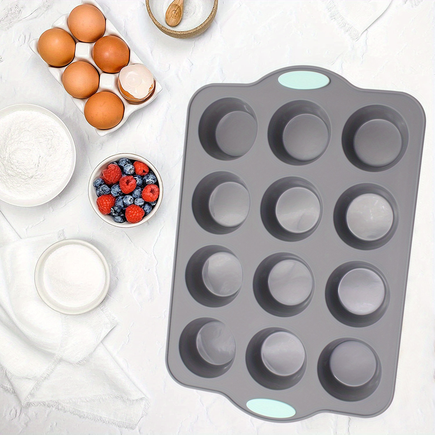 Mini Muffin Pan, Non-stick Food Grade Baking Cupcake Pan, 24 Cavity Pudding  Mold, Oven Accessories, Baking Tools, Kitchen Gadgets, Kitchen Accessories  - Temu United Arab Emirates