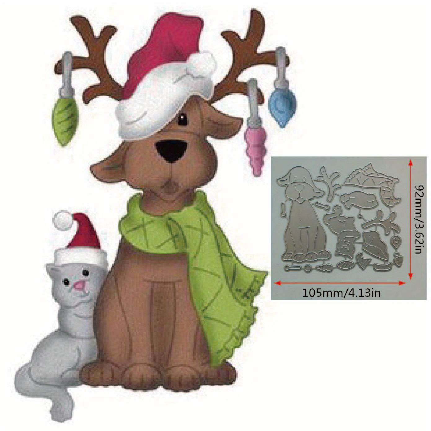 Matrces De Découpe En Métal, Bordure De Noël, Couteau, Moule, Pochors Pour Artsanat