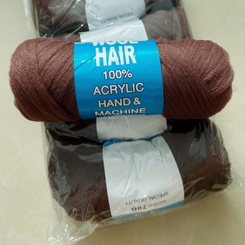 Brazilian Yarn Wool Braiding Hair Acrylic Thread Free - Temu