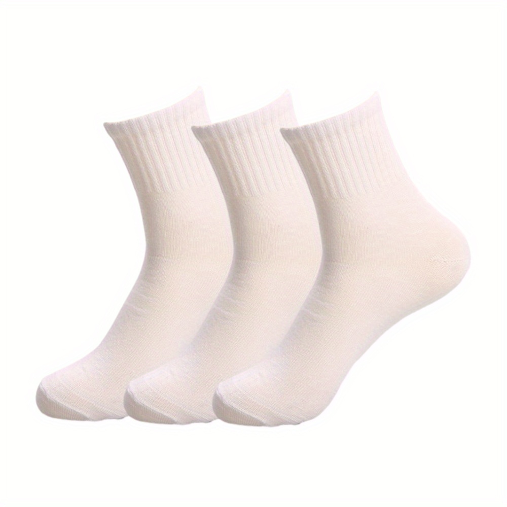 3 Pairs Soft Casual Breathable Socks for Running Cycling Training