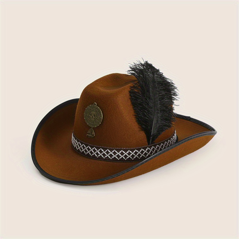 Hat Feathers for Men, Women, Unisex, Handmade, Western Style, Texas  Cowboys, Trilby, Fedora Hat. 2 