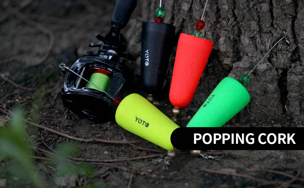 Popping Cork Floats Saltwater Weighted Fishing Bobber - Temu Ireland