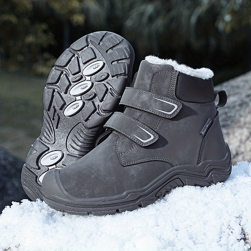 Mens hiking boots hot sale with velcro straps