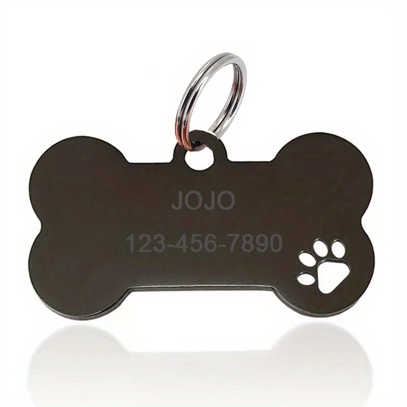 Stainless Steel Pet ID Tags Personalized Engraved Dog Tags 