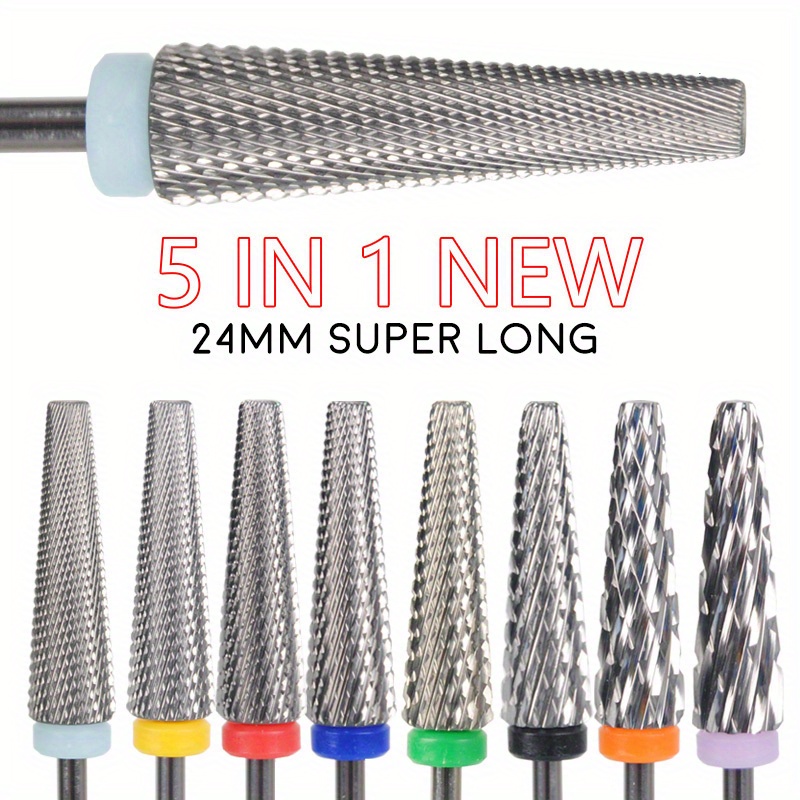 1 Nail Drill Bits Professional Shank Tungsten Steel Bits - Temu Canada