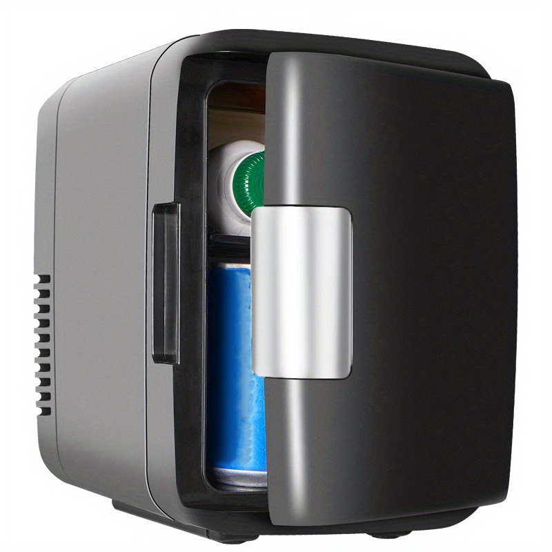 Mini nevera, mini refrigerador eléctrico con ruedas, refrigerador de coche  portátil de 30 L con enchufe de alimentación de CA + CC para fiestas de
