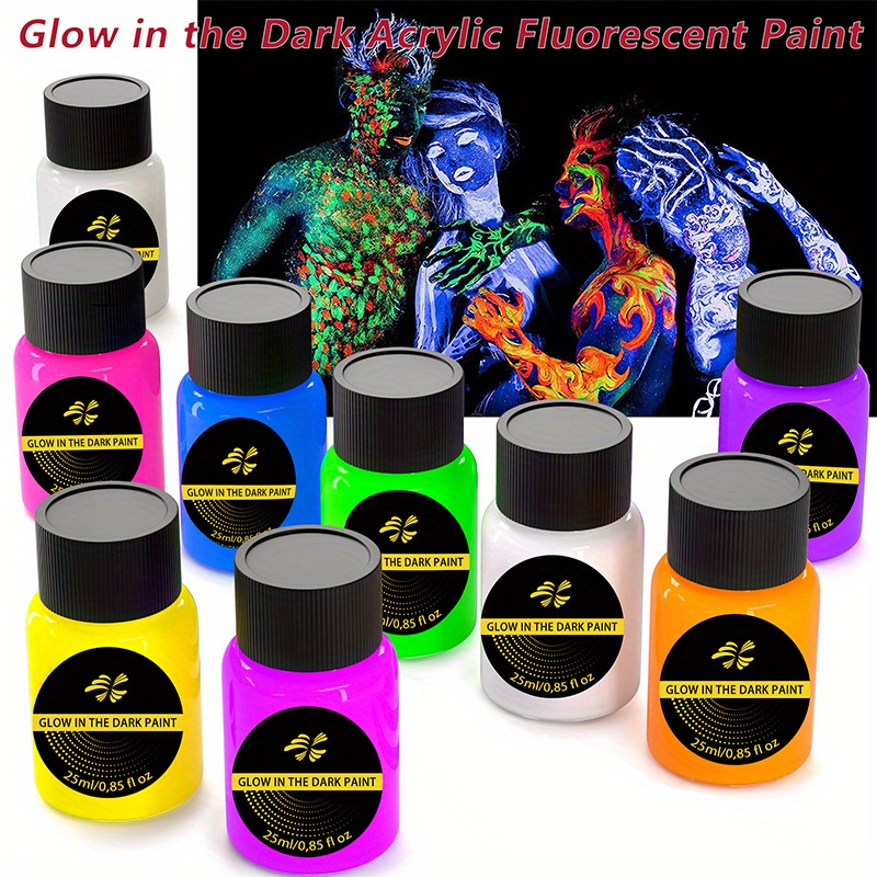6 oz. Glow In The Dark Paint - White - Craft Warehouse