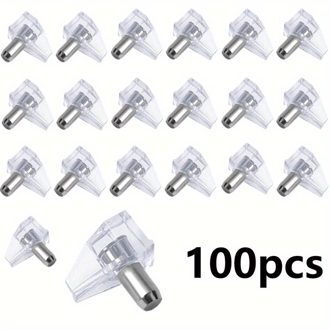30 50 100pcs 5 millimeters shelf support peg support cabinet shelf pins clear plastic replacement peg cabinet shelf supports pins for kitchen furniture book shelves shelf holder locking pins
